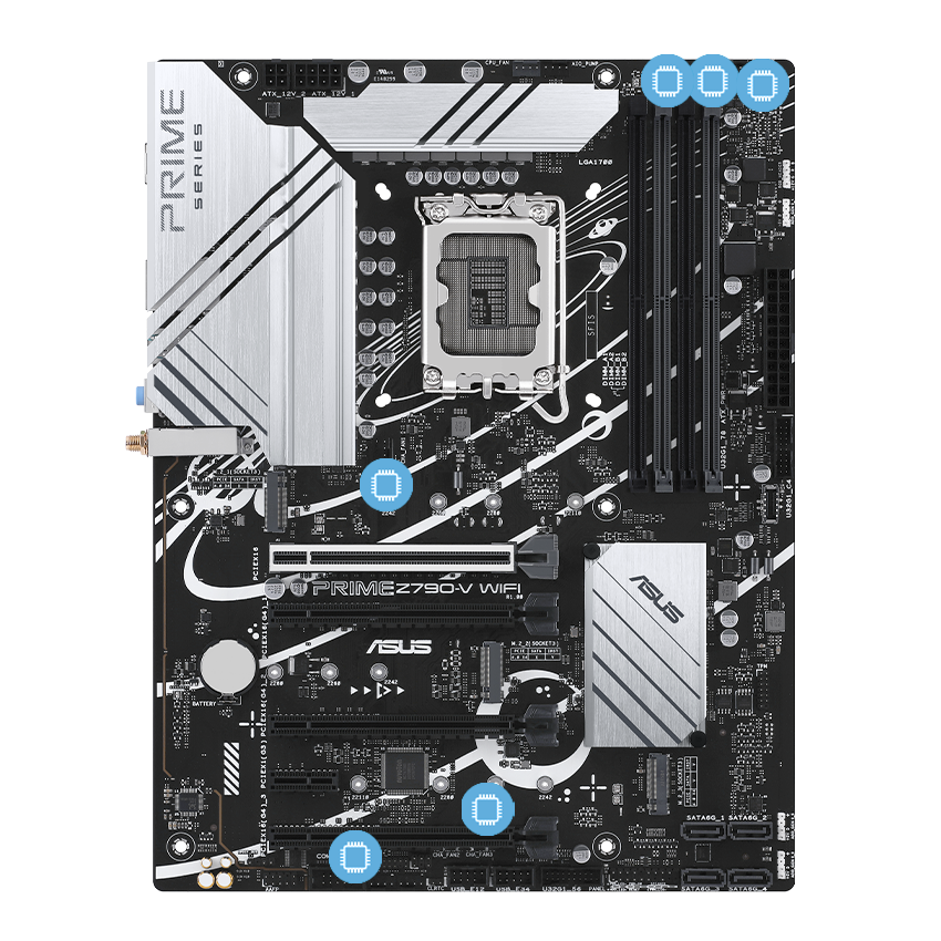Prime motherboard with 4-Pin PWM Fan image