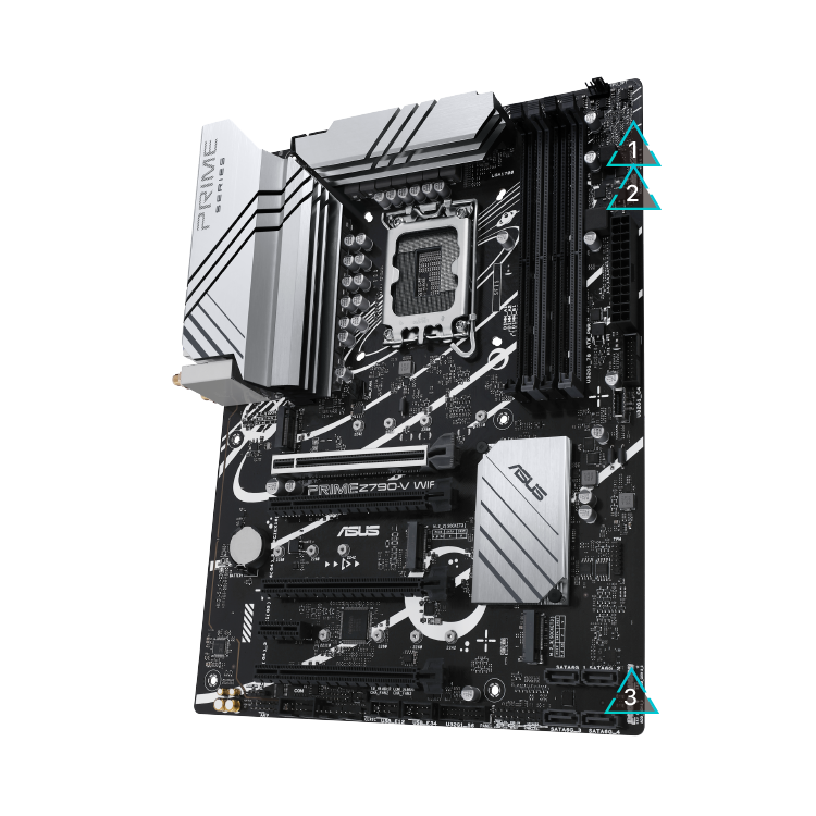 All specs of the PRIME Z790-V WIFI-CSM motherboard