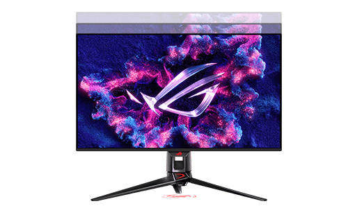 Height adjustment of the monitor