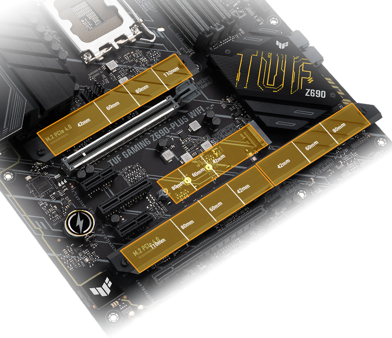 ASUS TUF Gaming Z690-Plus D4 Socket Intel Carte mère LGA