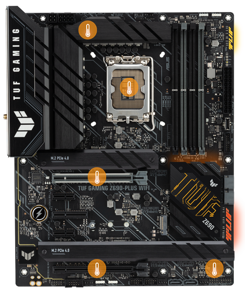 ASUS TUF Gaming Z590-Plus WiFi Review - VRM Temperatures & Power  Consumption