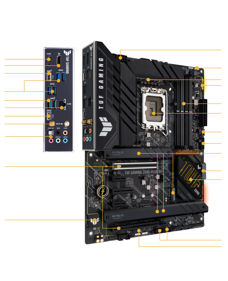TUF GAMING Z690-PLUS WIFI|Motherboards|ASUS Global