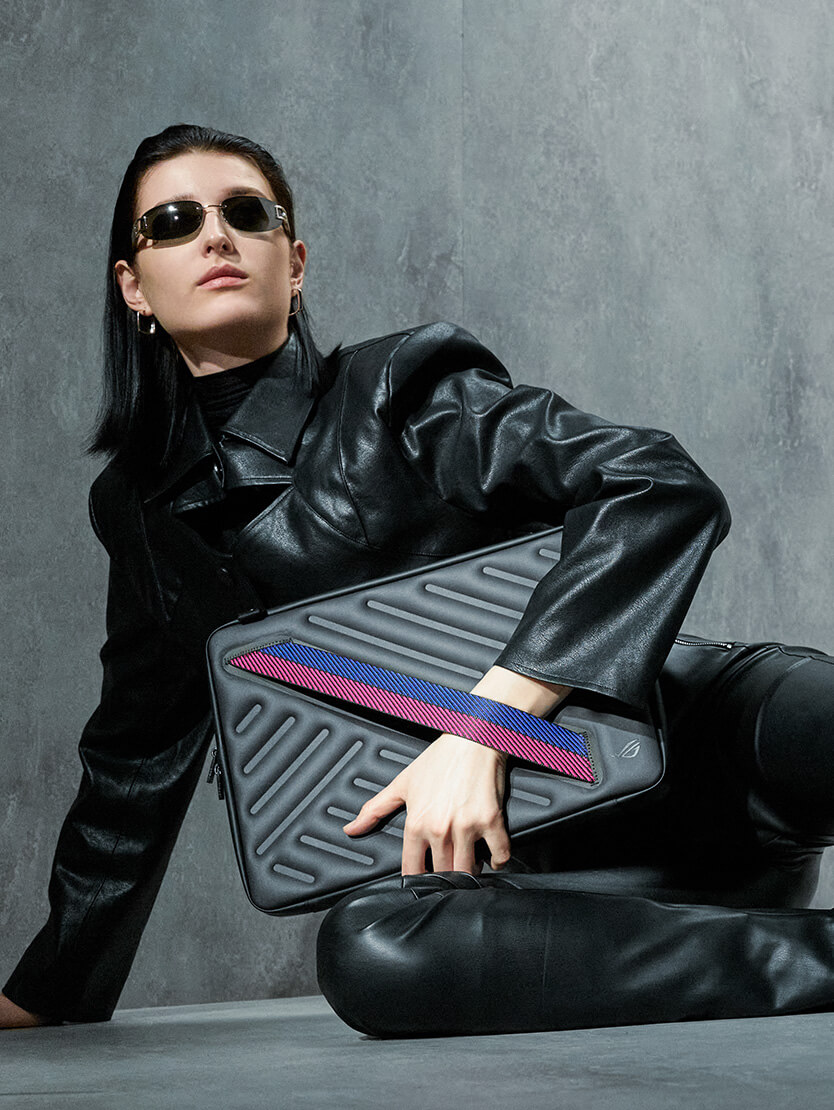 ROG Slash Protective Laptop Bag scenario photo