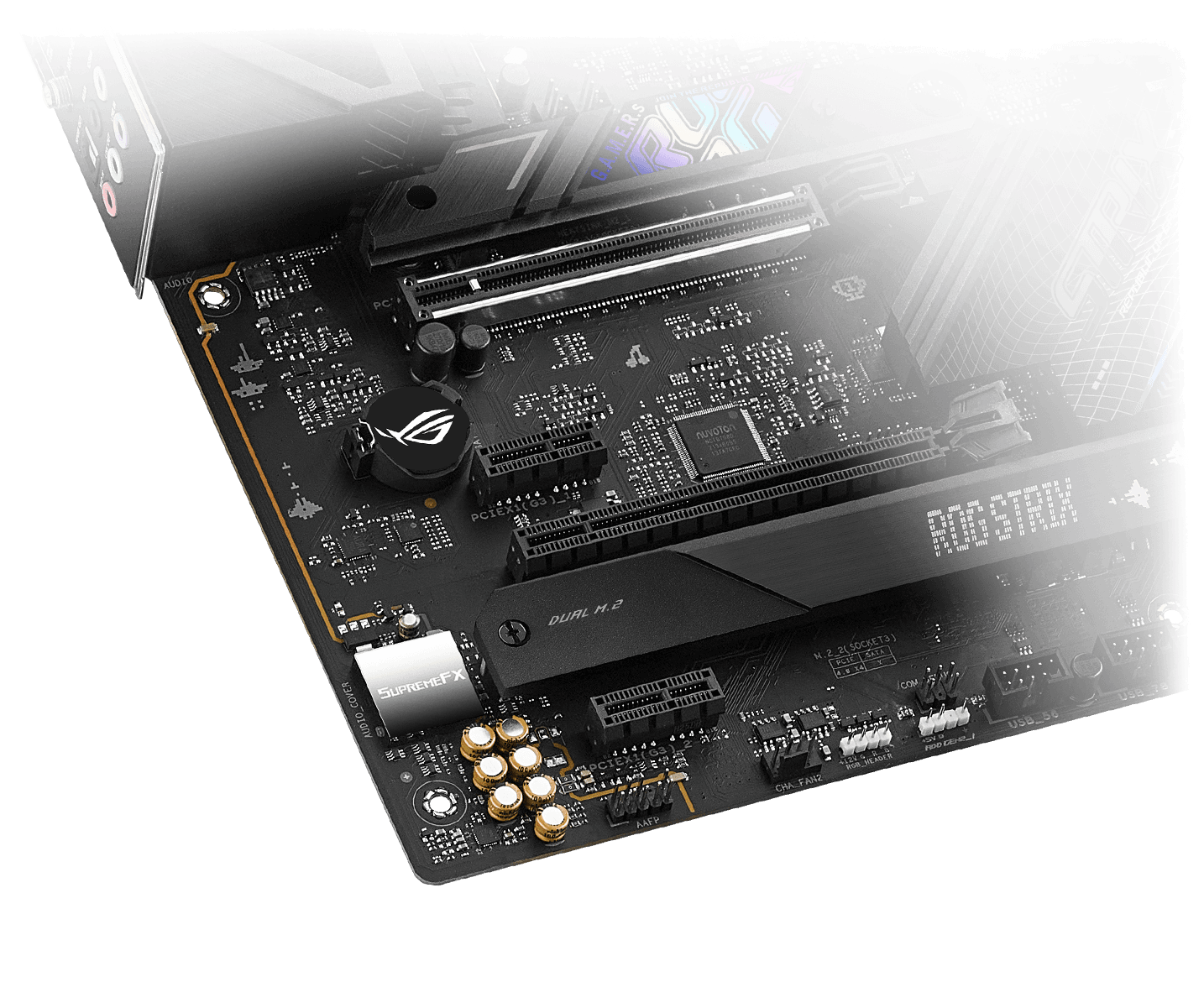 The Strix B760-F motherboard features SupremeFX audio.
