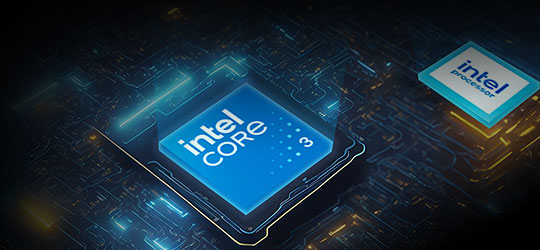 Intel Core N-Series Processors and Intel processor logo