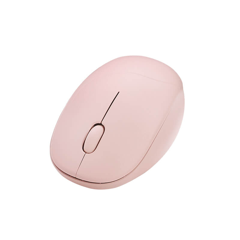 A rose-colored ASUS fragrance mouse.