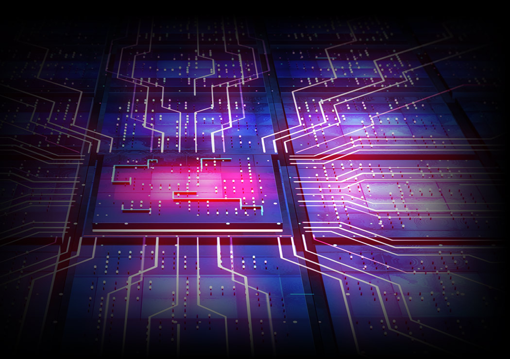 High tech electronic circuit board processor