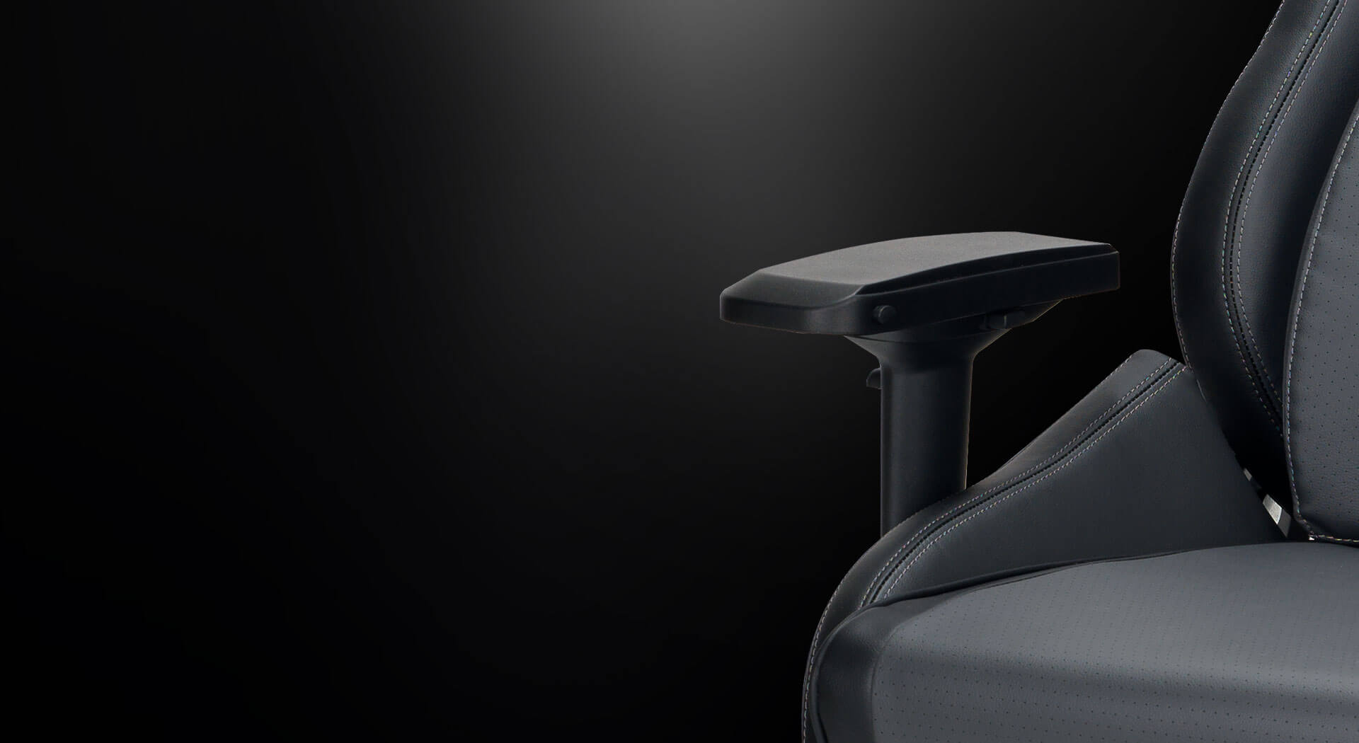 ROG Chariot X gaming-stoel verstelbare armleuning - zijaanzicht
