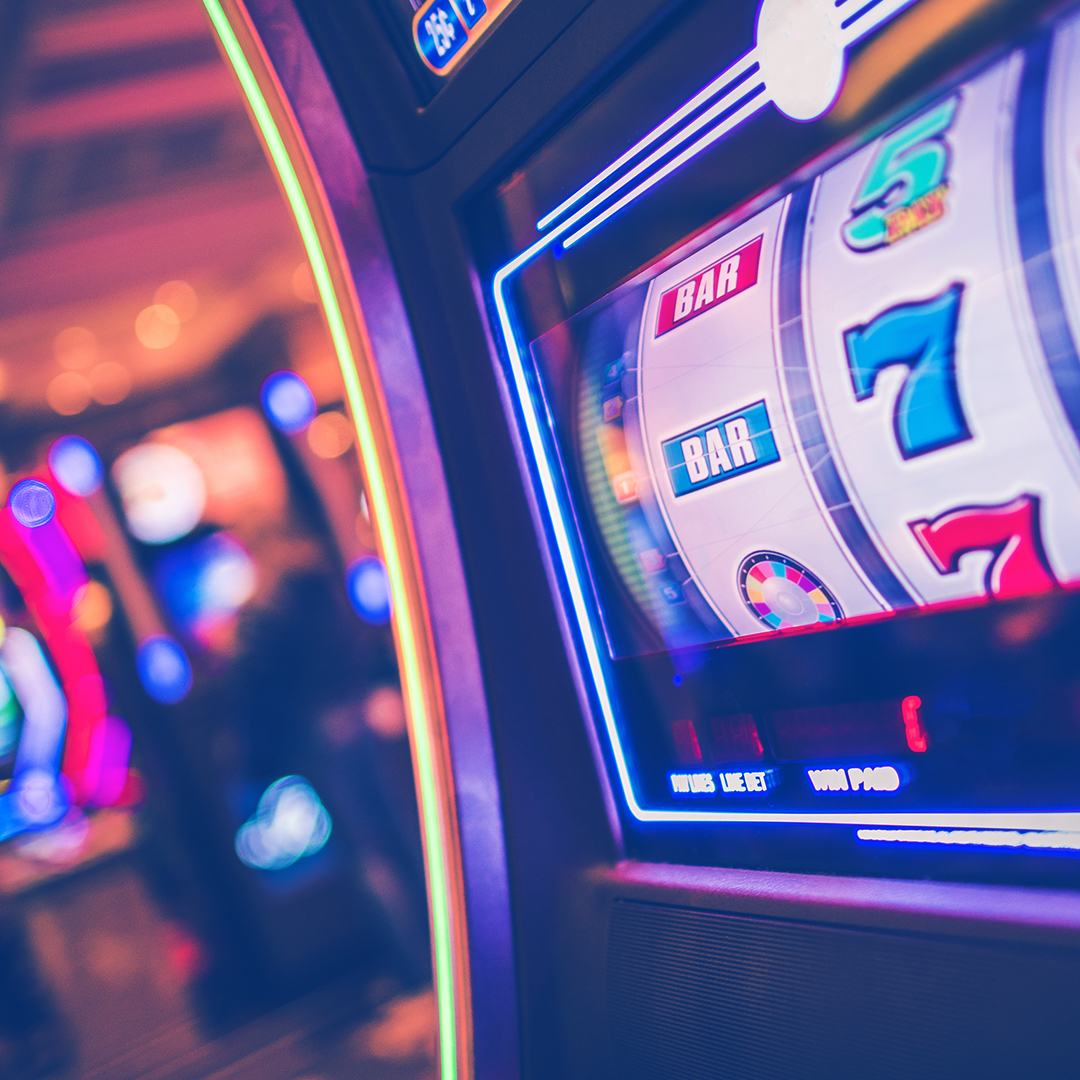 A slot machine in casino