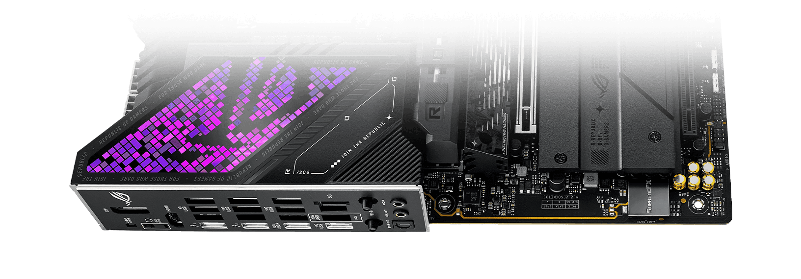 La placa base Strix Z890-E incorpora audio SupremeFX.