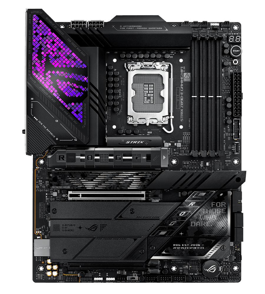 Strix Z890-E fan header locations