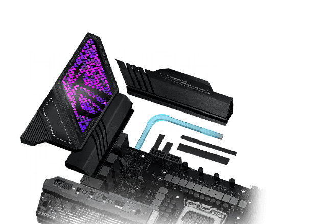 Disposición del diseño de refrigeración del VRM de la Strix Z890-E