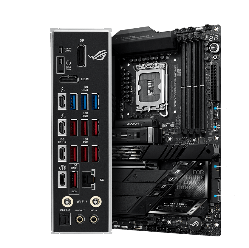 Especificaciones de conectividad del Strix Z890-E