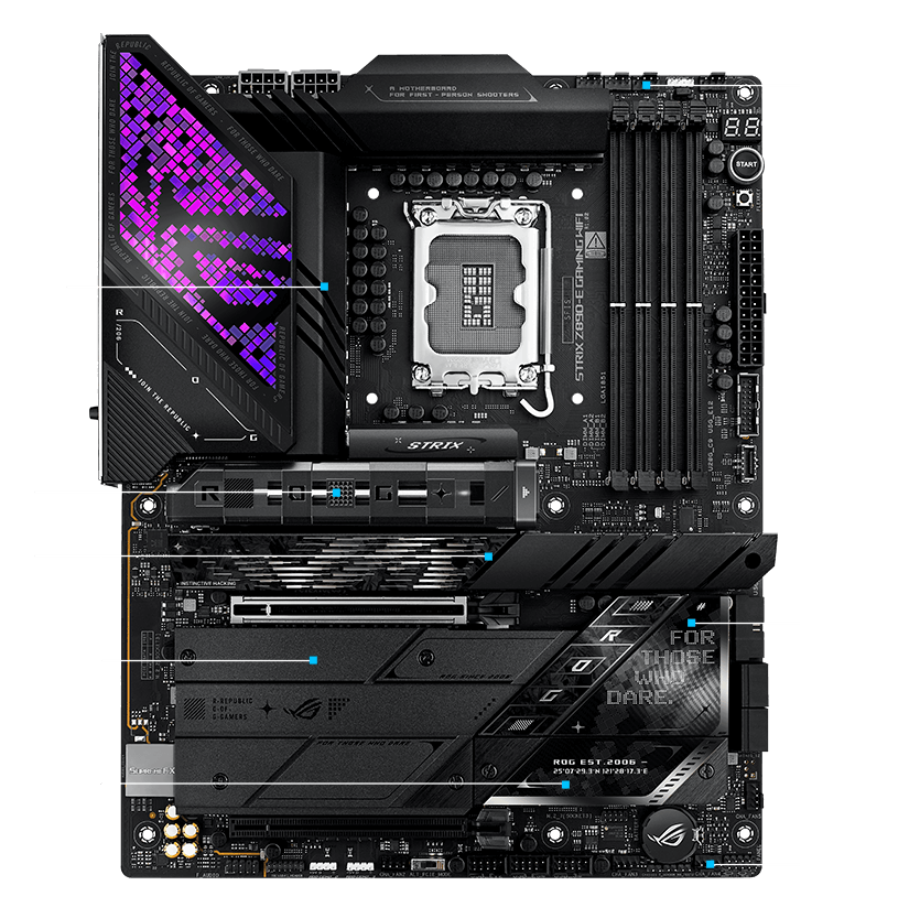 Strix Z890-E cooling specifications