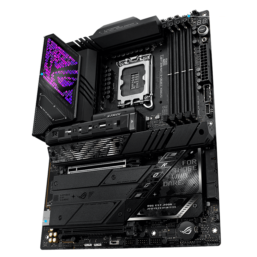 Especificaciones de inmersión del Strix Z890-E