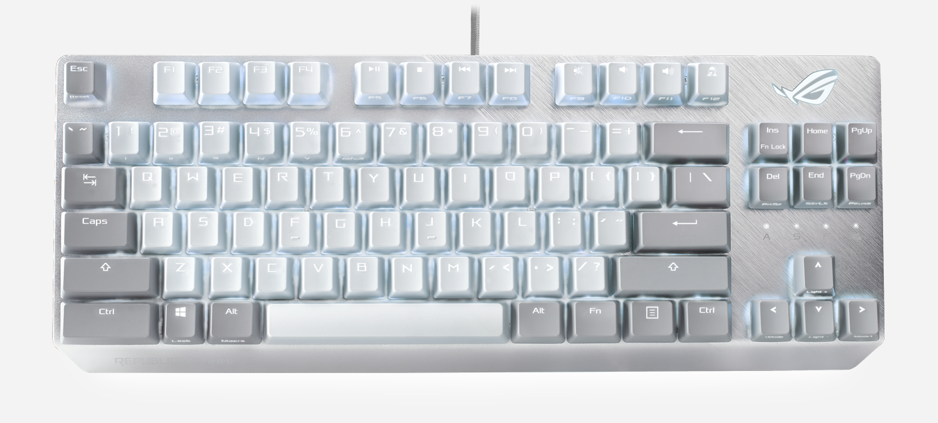 ROG Strix Scope NX TKL Moonlight White | Gaming keyboards｜ROG 