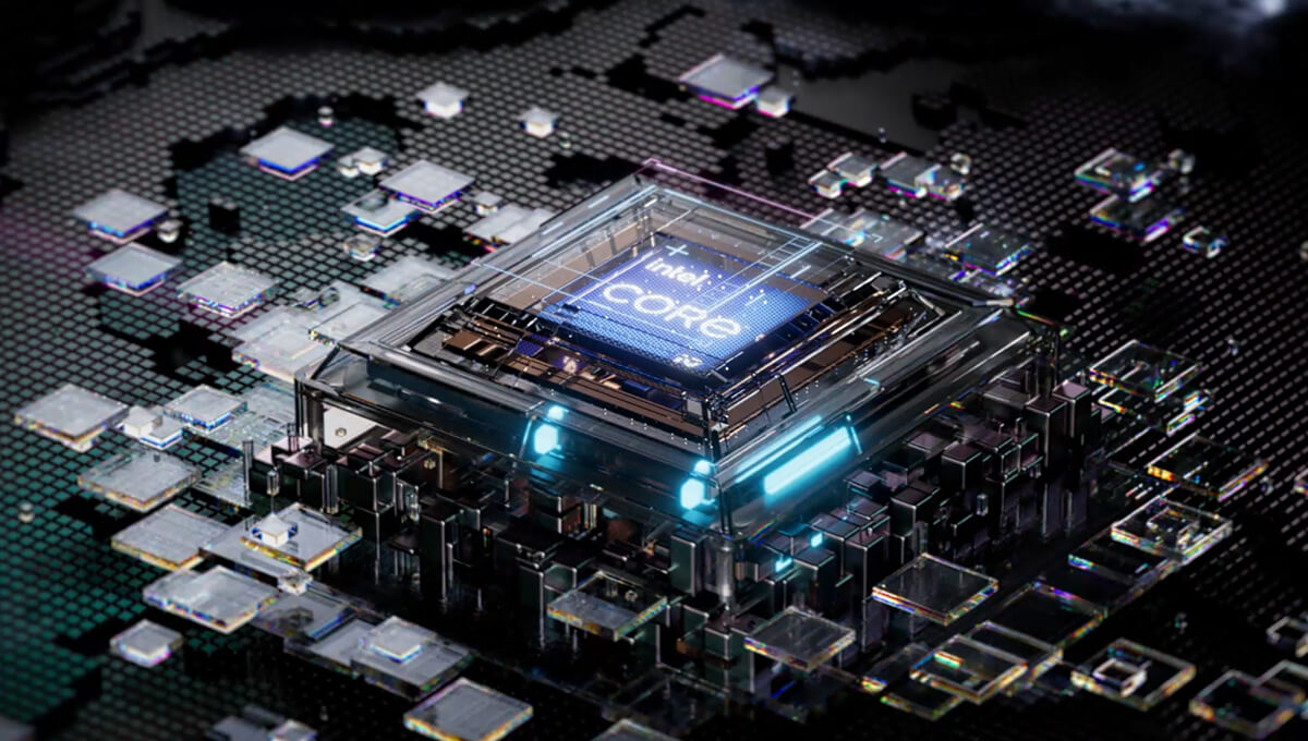 Ilustración de la CPU Intel Core Ultra 9