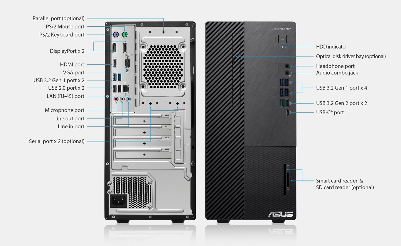 ExpertCenter D9 Mini Tower (D900MC)｜Tower PCs｜ASUS Global