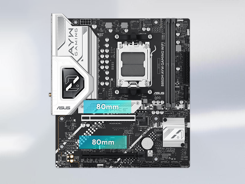 Graphic depicting different M.2 slots on a motherboard.
