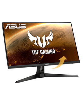 TUF Gaming 1A series monitor with tilt design