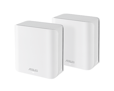 Widok z przodu pod kątem ASUS ZenWiFi BD4