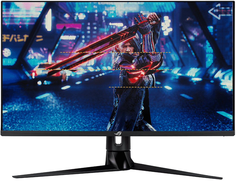 ASUS ROG Swift PG32UQ 4K 32インチ ゲーミングモニターBCやや使用感の感じるお品