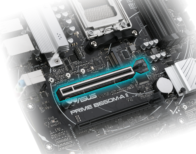 supports PCIe® 4.0 Slot.