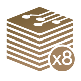 Eight-Layer PCB Design icon