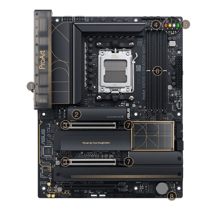 ASUS ProArt X870E-CREATOR WIFI マザーボード ProArt X870E-CREATOR WIFI｜Motherboards｜ASUS USA