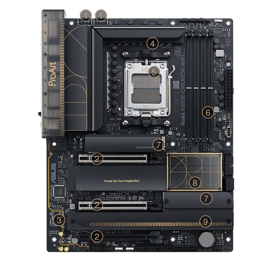 ASUS ProArt X870E-CREATOR WIFI 国内正規品 ProArt X870E-CREATOR WIFI|Motherboards|ASUS Global