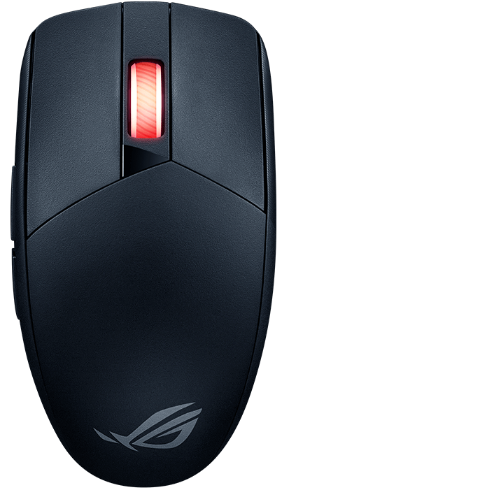 Image of the ROG Strix Impact III Wireless shot from the top