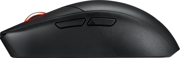 A side view of the ROG Strix Impact III Wireless