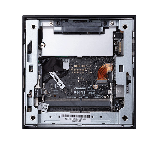 Fanless chassis and a dedicated SSD heatsink