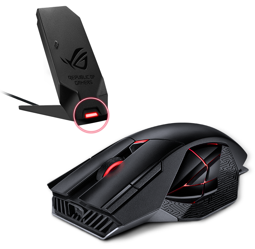 ASUS ROG SPATHA X 多ボタンゲーミングマウス - PC周辺機器