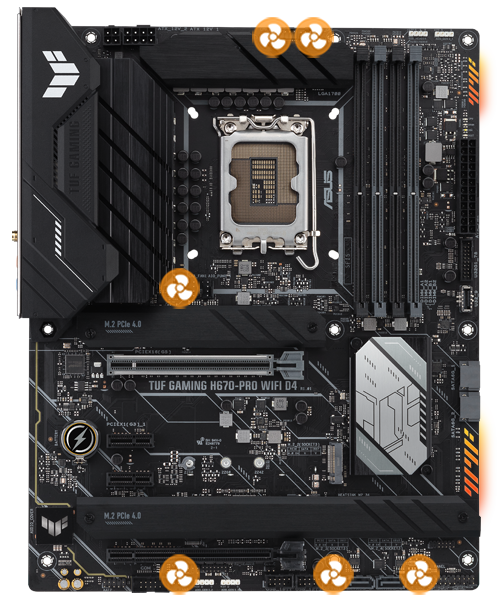 TUF GAMING H670-PRO WIFI D4｜Motherboards｜ASUS USA