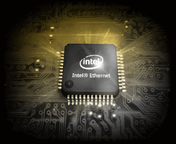 Intel<sup>®</sup> 2.5 Gb Ethernet photo. 