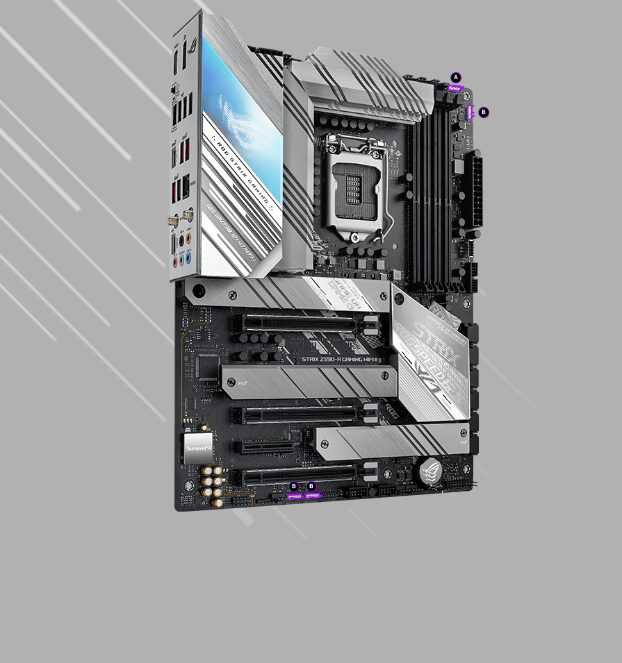 ROG Strix Z590-A Gaming WiFi II with Aura sync