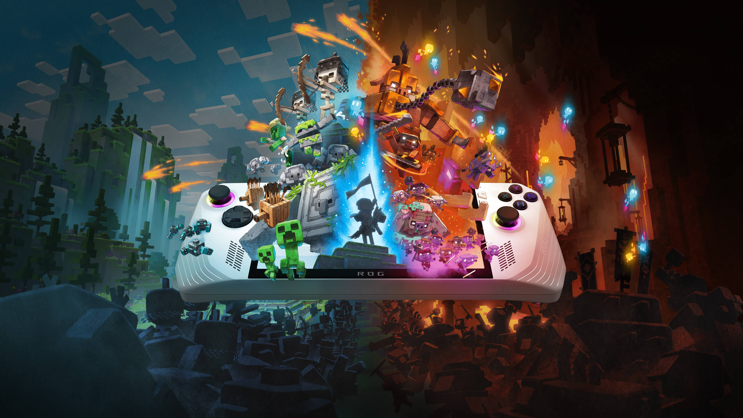 ROG Minecraft Legends Partnership, ROG - Republic of Gamers｜Global