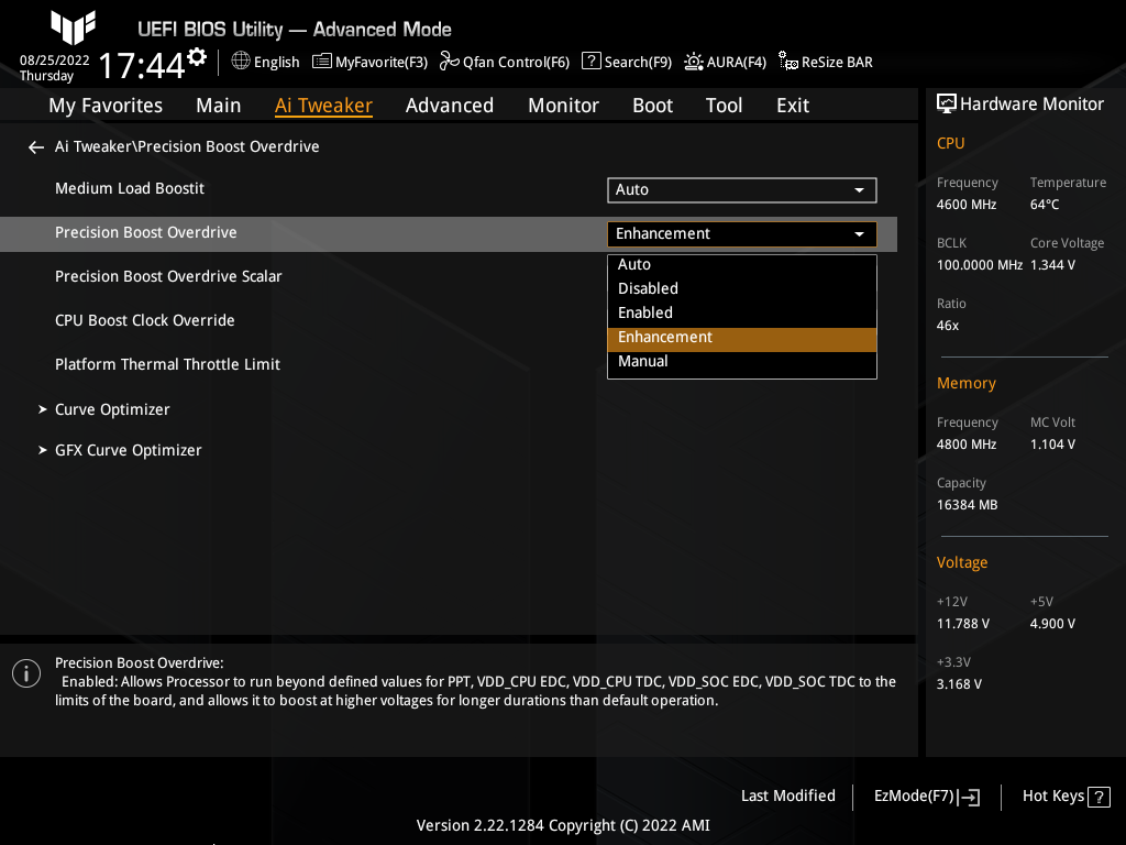 Sobrecarga do AMD Precision Boost
