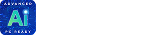 logotipo do AMD Ryzen, ícone do PC pronto para IA avançada
