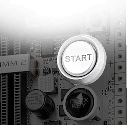 Start button on ROG Maximus Z890 APEX