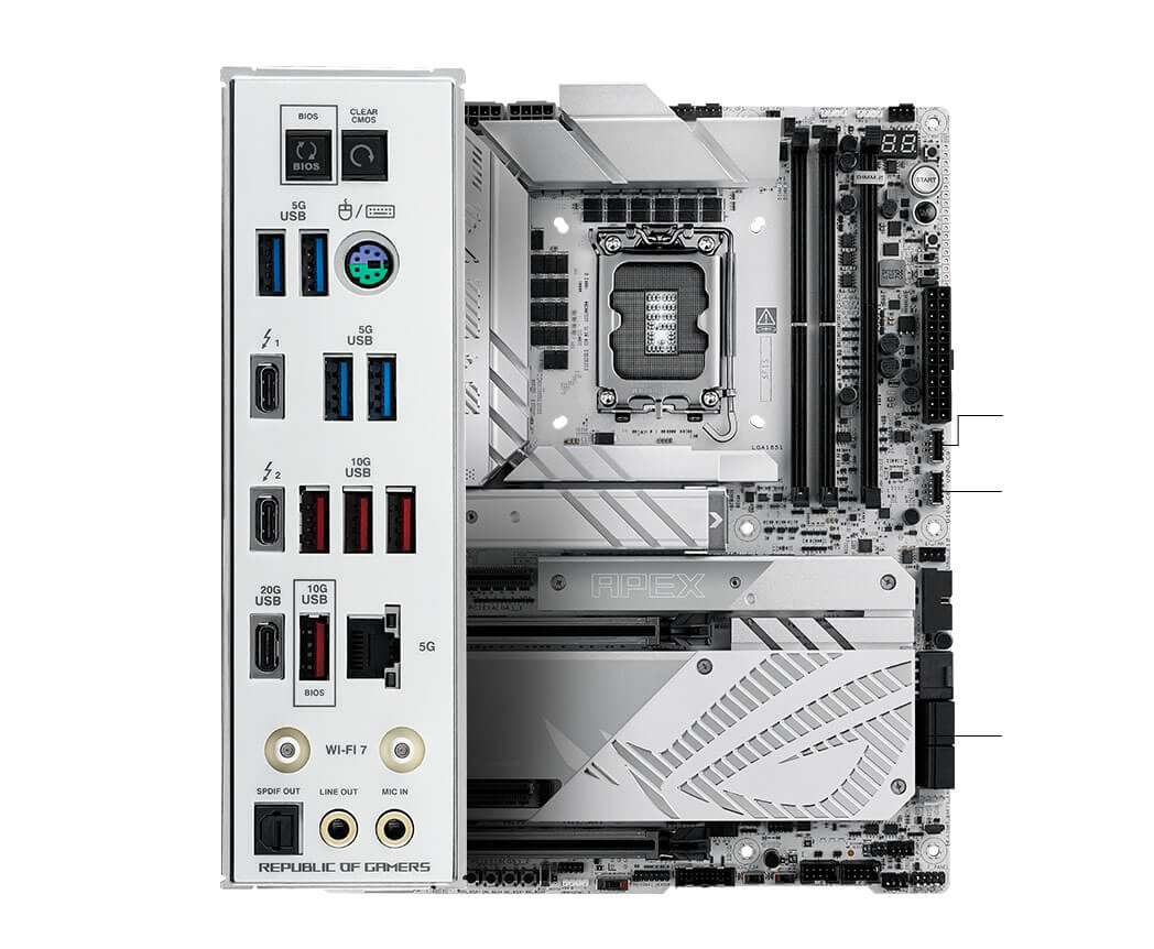 ROG Maximus Z890 Apex 連線功能規格