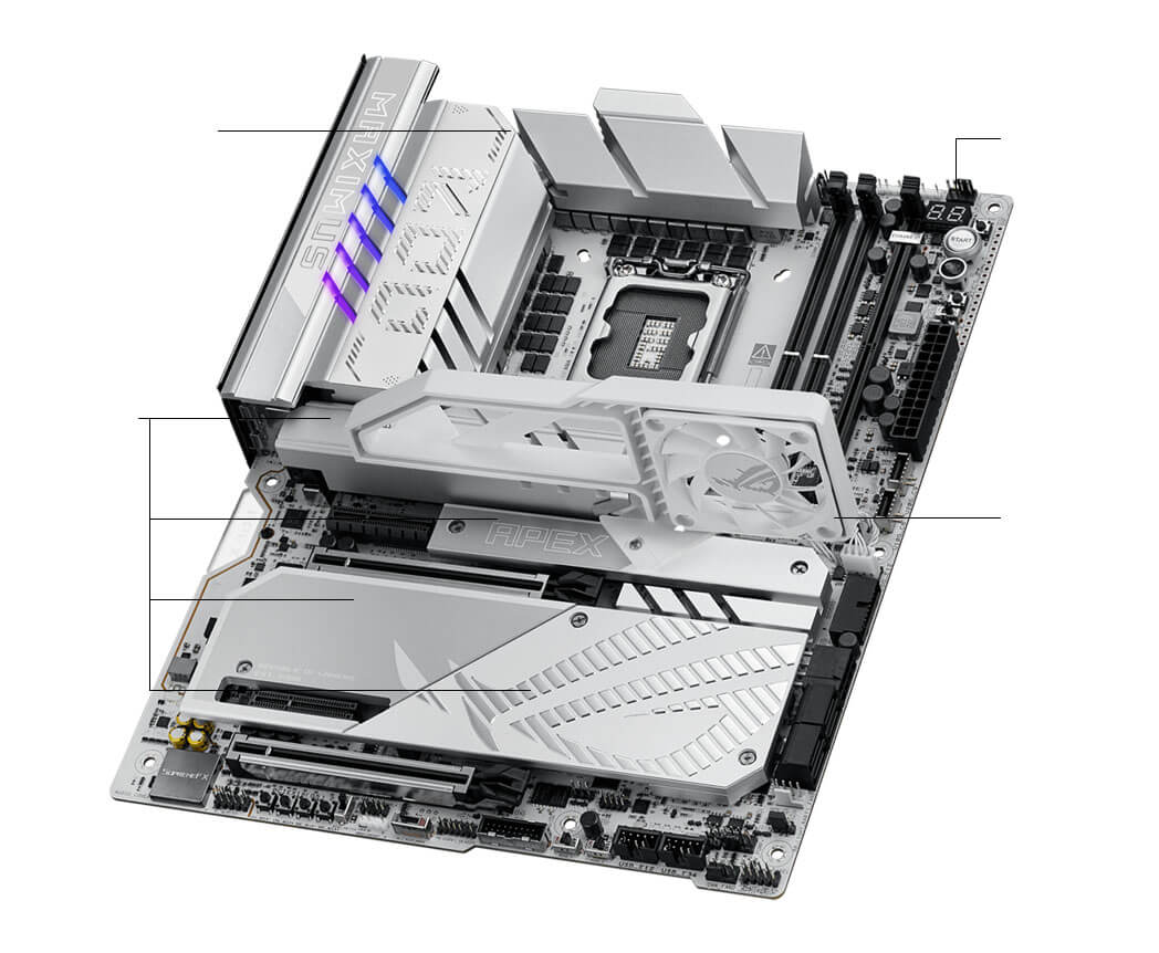 ROG Maximus Z890 Apex 散熱規格