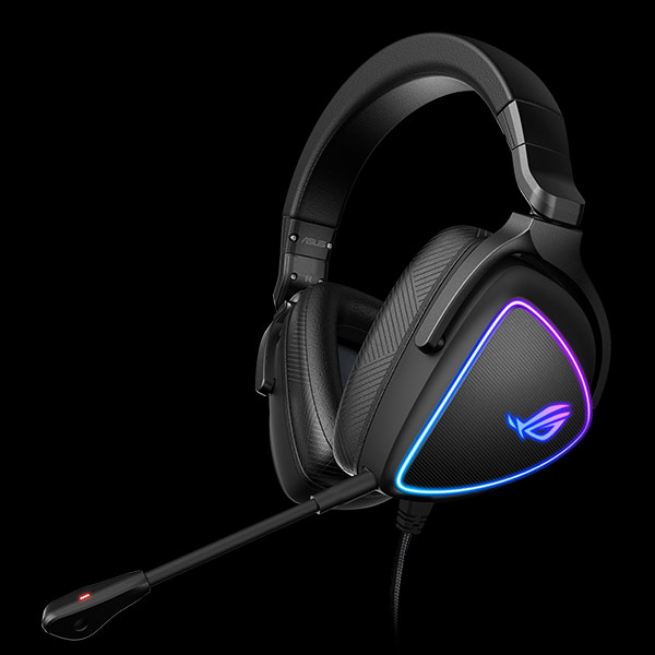 ASUS ROG Delta RGB Gaming Headset with Hi-Res ESS Quad-DAC, Circular RGB  Lighting Effect and USB-C Connector for PCs, Consoles and Mobile Gaming :  : High-Tech