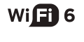 The logo of Wi-Fi 6 certified