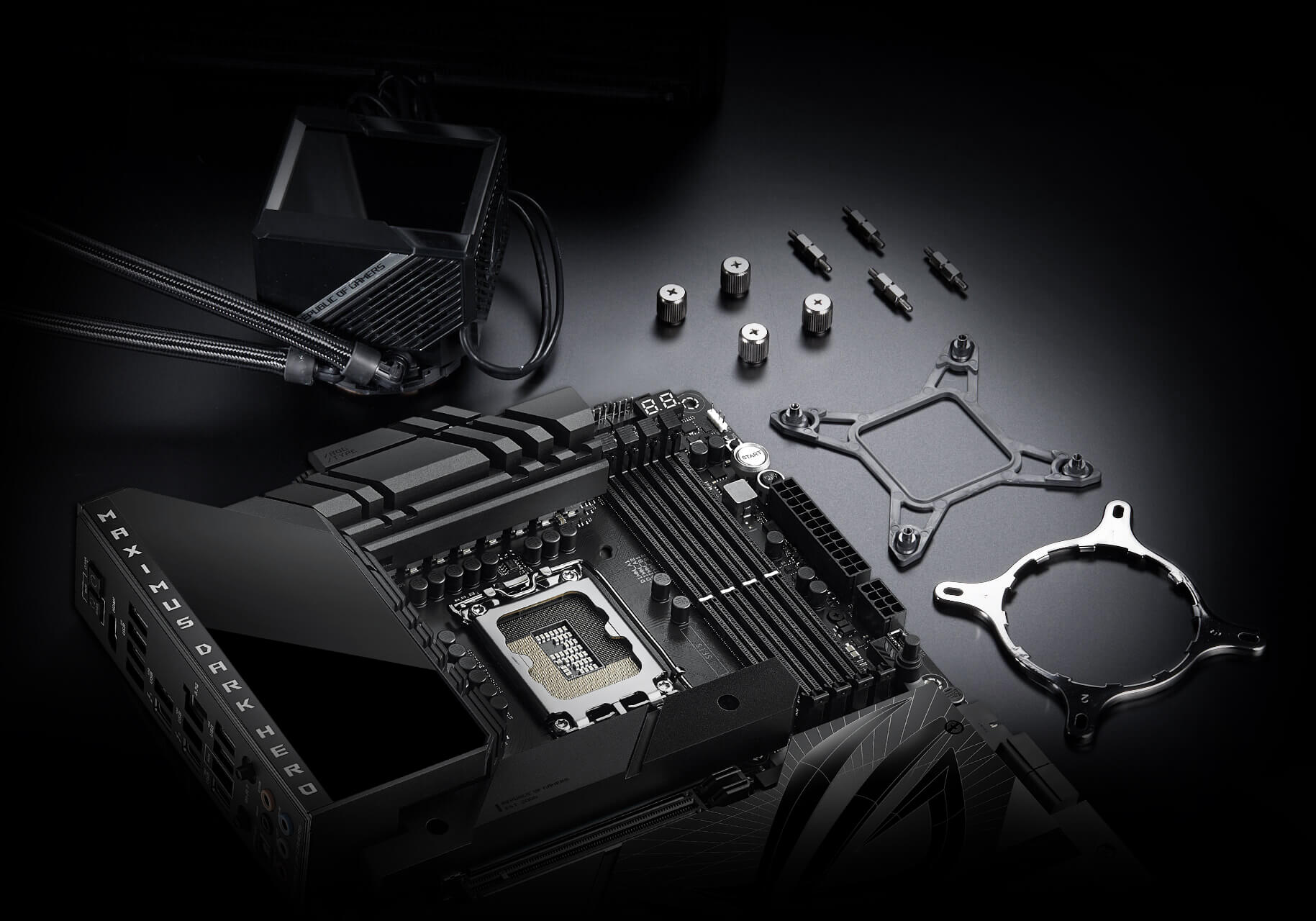 The ROG Maximus Z790 Dark Hero is compatible with all ASUS AIO coolers.