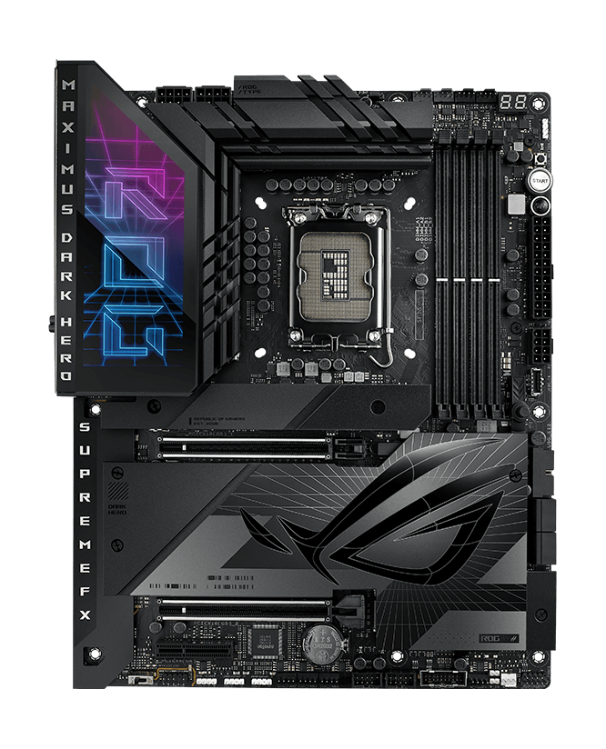 The thermal management on the ROG Maximus Z790 Dark Hero