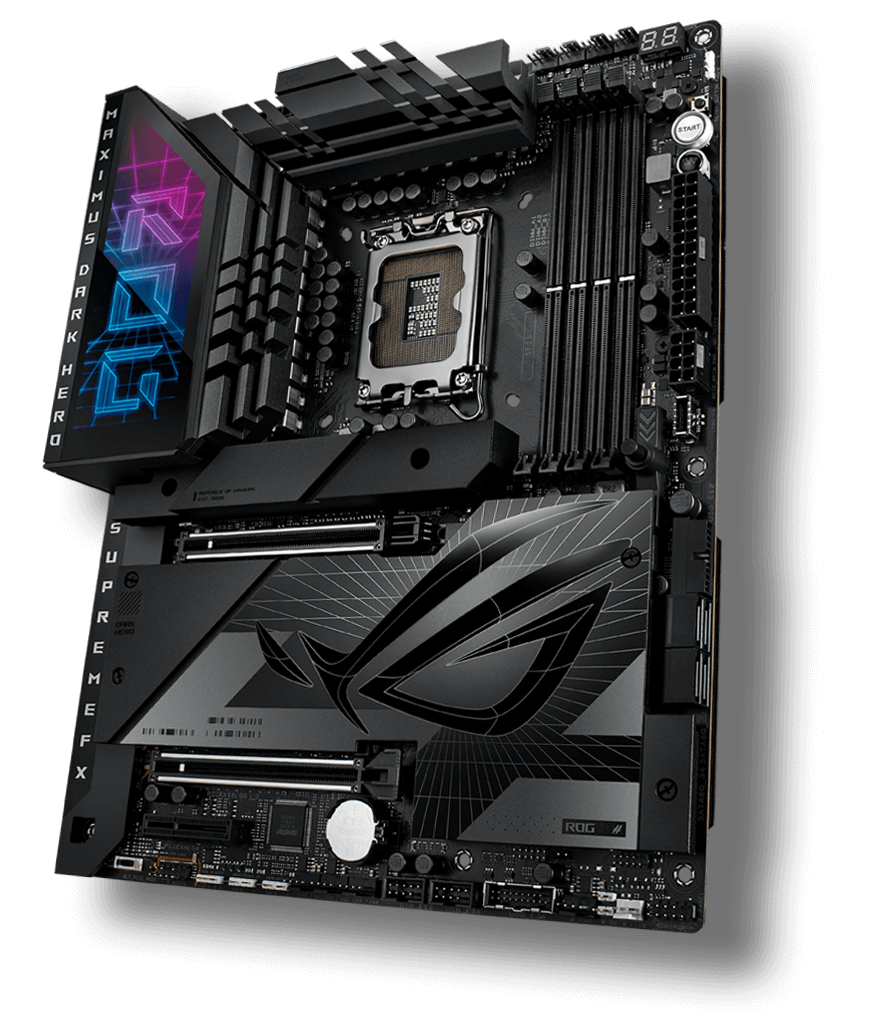 ROG Maximus Z790 Dark Hero là sự lựa chọn tối ưu cho bất kỳ bộ xử lý Intel thế hệ 13 nào.