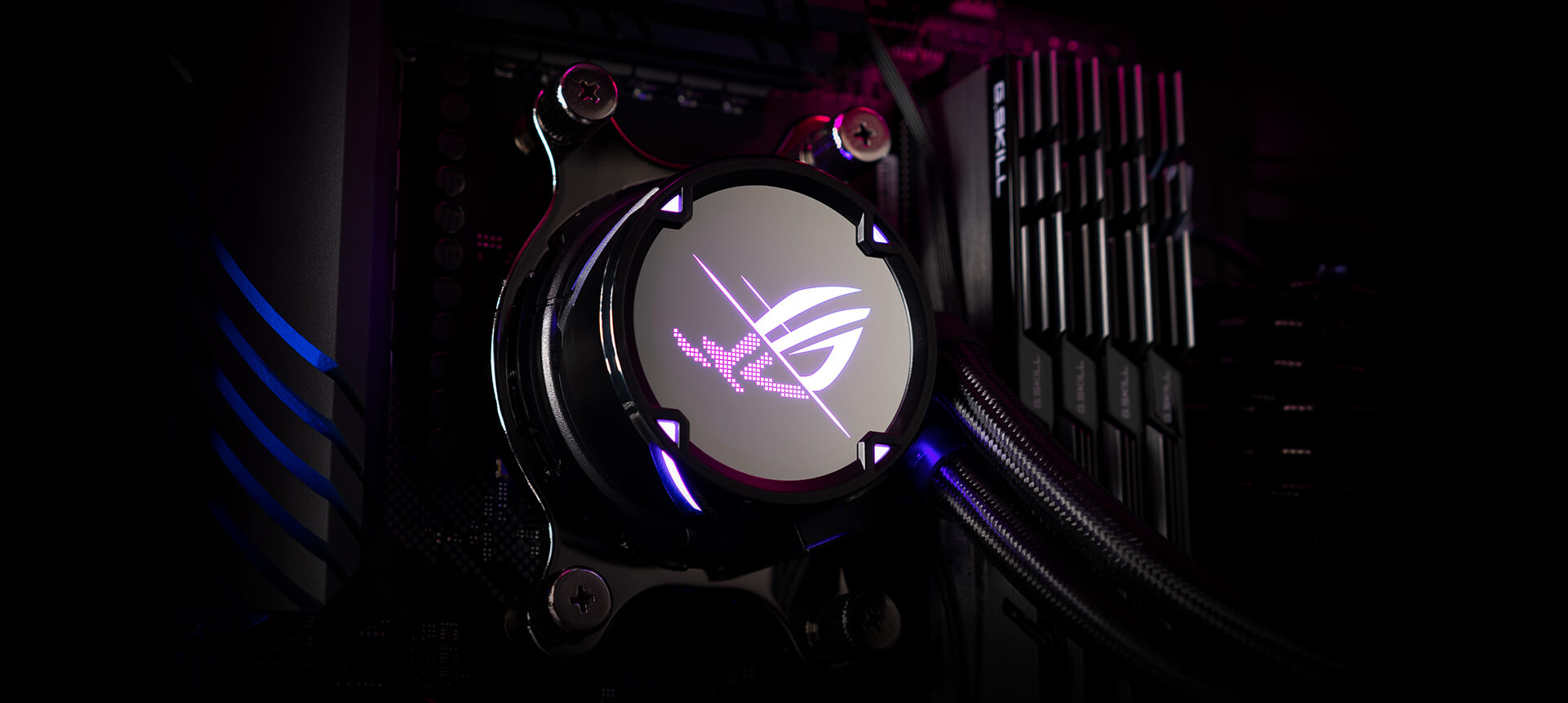 Kit de Watercooling pour processeur avec éclairage ASUS ROG Strix LC II 280  ARGB