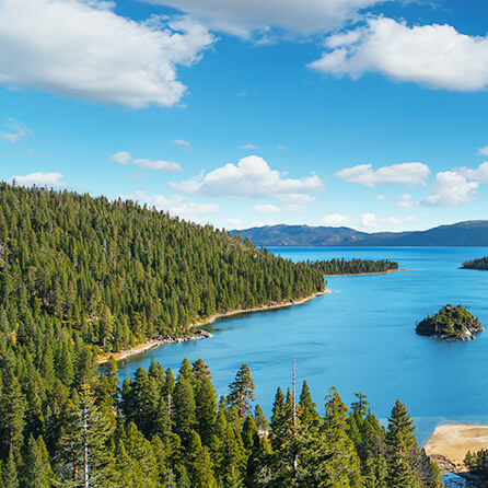 Une photo de paysage avec le mode Flicker-Free activé